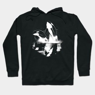 Jumping Orcas Hoodie